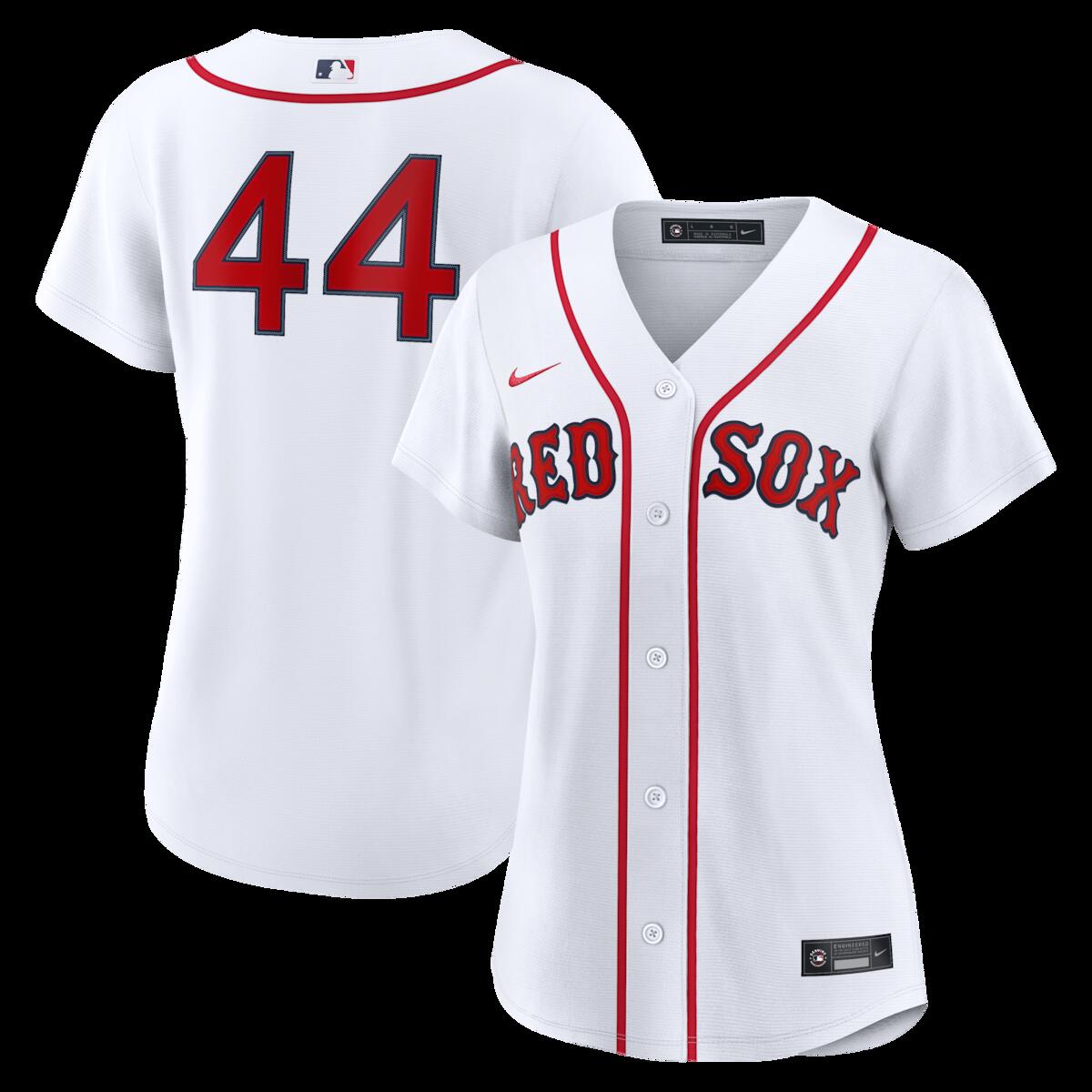 【公式グッズ】MLB レッドソックス アロルディス・チャップマン ホーム ユニフォーム (レプリカ) Nike/ナイキ レディース ホワイト (Women’s RPW6 Replica Jersey — Inline — Starter Player)|Fanatics公式ストア 店