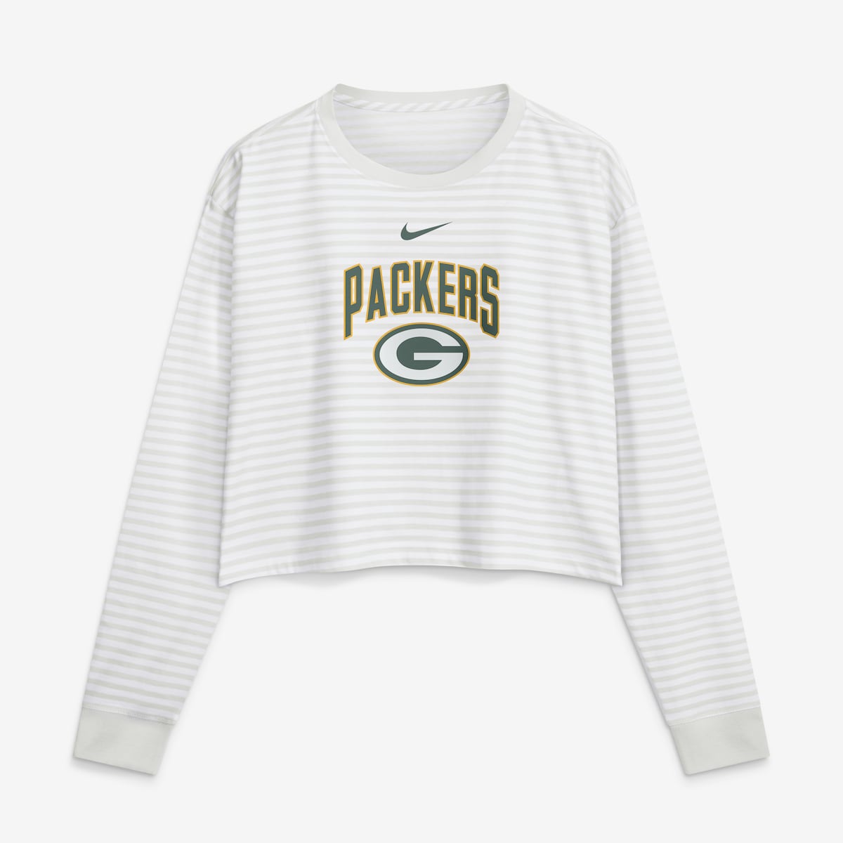【公式グッズ】NFL パッカーズ Tシャツ Nike/ナイキ レディース ホワイト (26 NFL Womens Nike Primetime Loose Fit Crop LST)｜Fanatics公式ストア 店