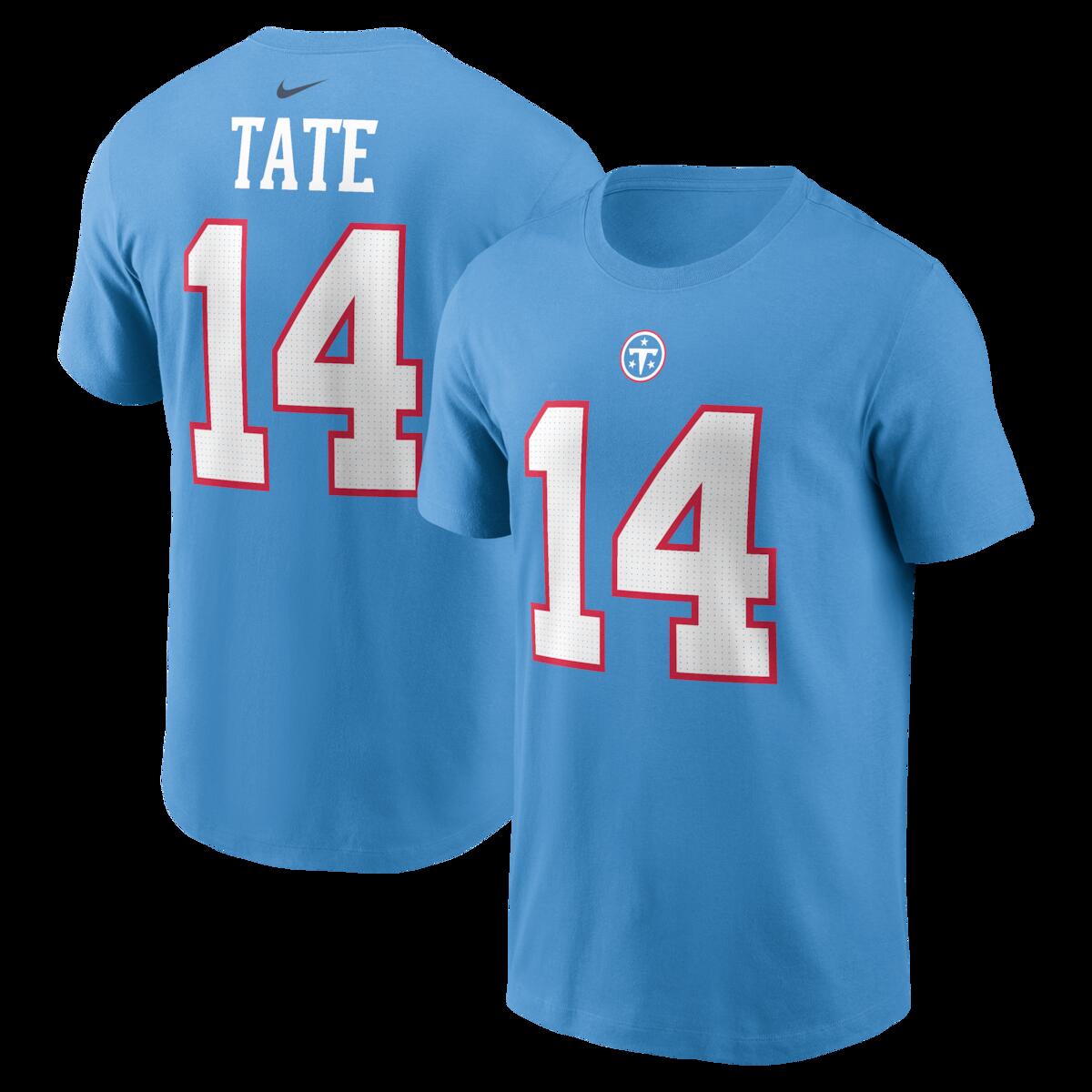 【公式グッズ】NFL タイタンズ カーネル・テイト ネーム&ナンバー Tシャツ Nike/ナイキ メンズ ライトブルー (26 Men's NFL Nike Player N&N Tee)|Fanatics公式ストア 店