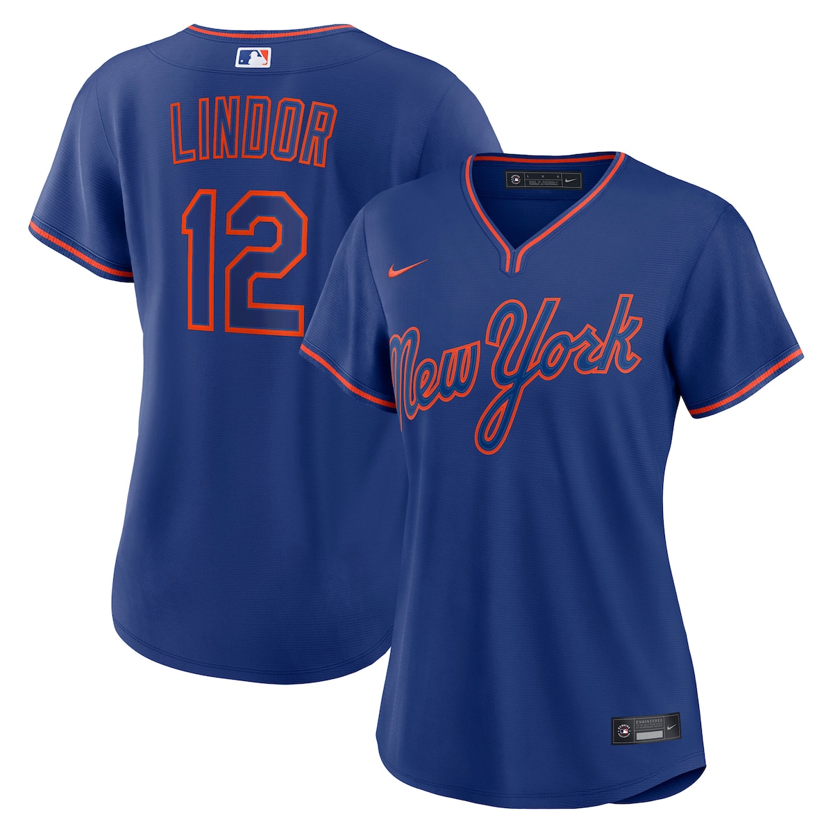 【公式グッズ】MLB メッツ フランシスコ・リンドーア オルタネイト ユニフォーム （レプリカ） Nike/ナイキ レディース ロイヤルブルー (Replica 2026 Women's Player Jersey - LEAGUE SEASONAL)｜Fanatics公式ストア 店