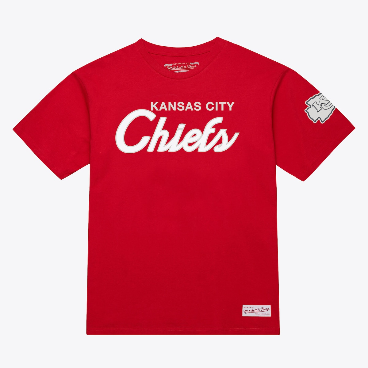 【公式グッズ】NFL チーフス Tシャツ Mitchell & Ness/ミッチェル&ネス メンズ レッド (Men's Mitchell & Ness Head Coach Classic SST)|Fanatics公式ストア 店