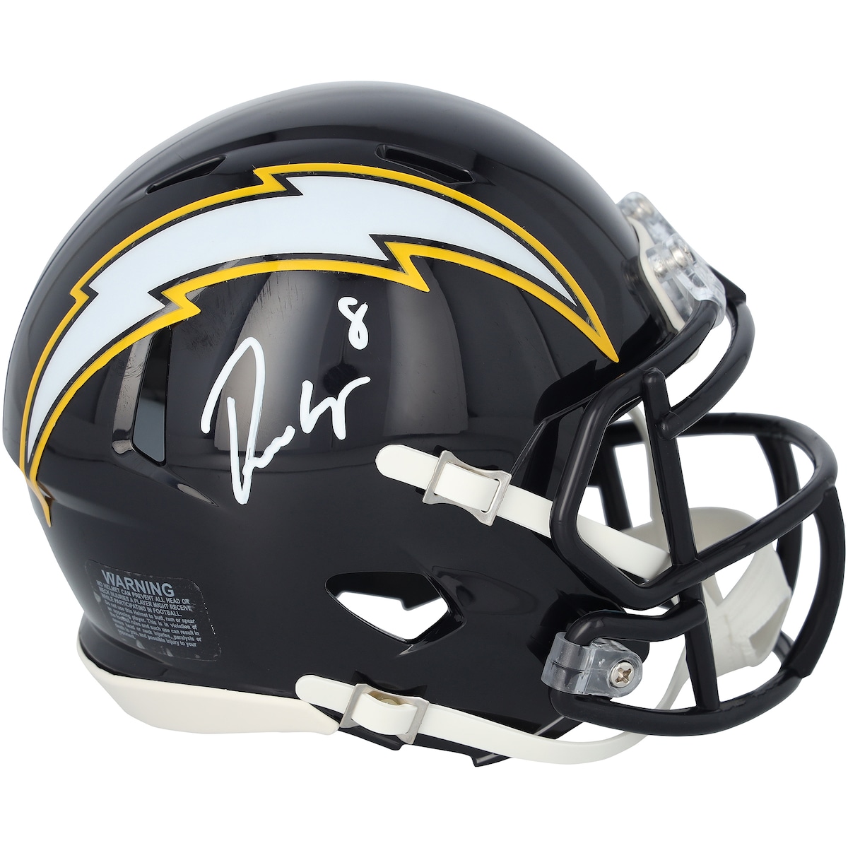 【公式シリアル番号付き】NFL チャージャーズ オマリオン・ハンプトン 直筆サイン入り ミニヘルメット Fanatics Authentic/ファナティクスオーセンティック (AUT MINI HELMET 46079)｜Fanatics公式ストア 店