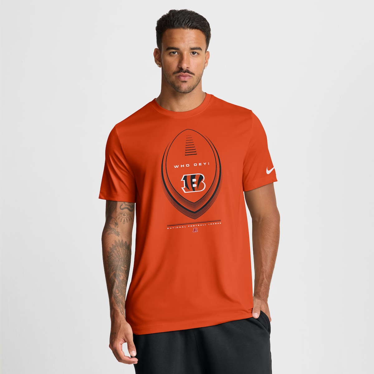 【公式グッズ】NFL ベンガルズ Tシャツ Nike/ナイキ メンズ オレンジ (Men's Nike Legend Icon Tee)|Fanatics公式ストア 店
