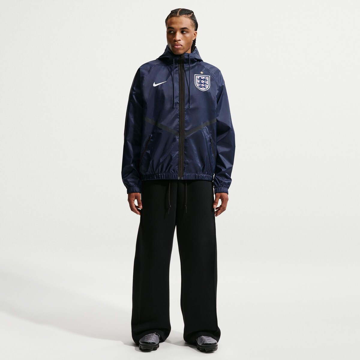 【公式グッズ】NATIONAL TEAM イングランド代表 ジャケット Nike/ナイキ メンズ ネイビー (NIK SU26 Men's KMD Anthem FZ Hooded Jacket)｜Fanatics公式ストア 店