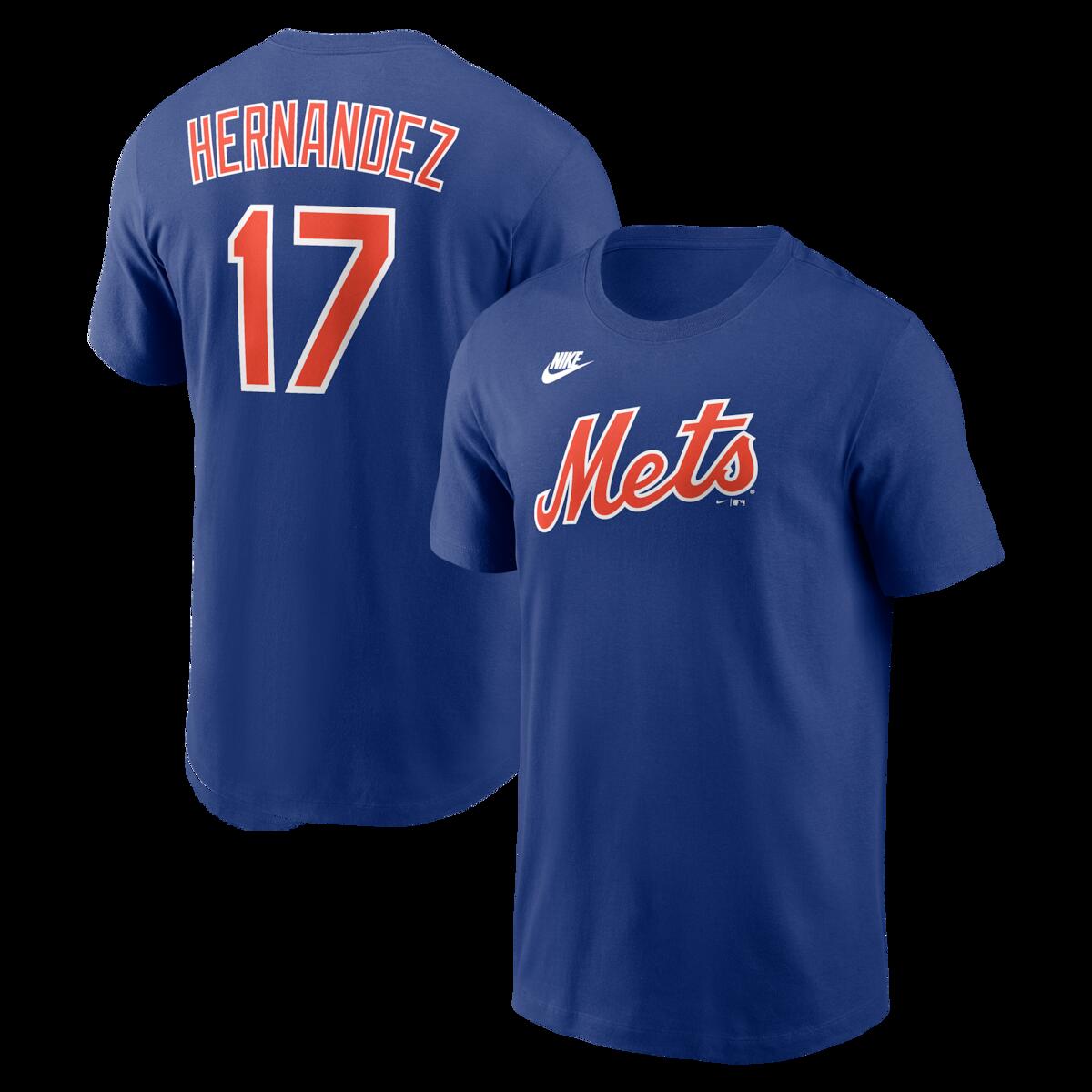 【公式グッズ】MLB メッツ キース・ヘルナンデス ネーム&ナンバー Tシャツ Nike/ナイキ メンズ ロイヤルブルー (Men's Nike Mets Cooperstown 40th Anniversary N&N Tee)|Fanatics公式ストア 店
