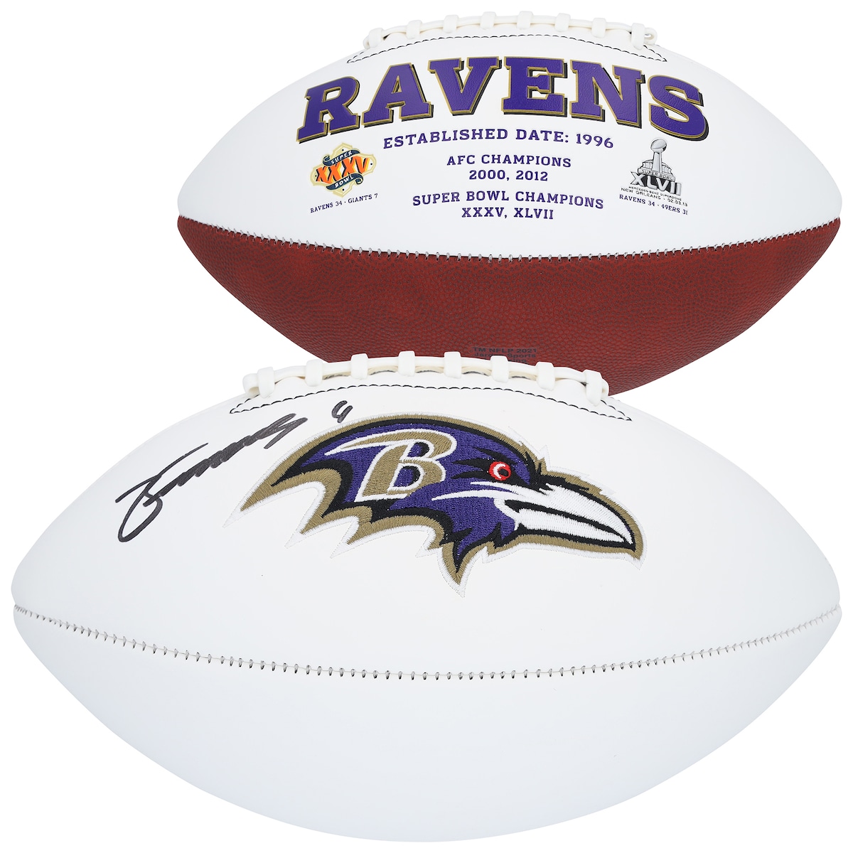 【公式シリアル番号付き】NFL レイブンズ ゼイ・フラワーズ 直筆サイン入り フットボール Fanatics Authentic/ファナティクスオーセンティック (AUT FOOTBALL-WHITE PANEL 46128)｜Fanatics公式ストア 店