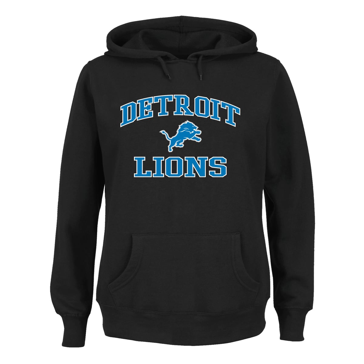 【公式グッズ】NFL ライオンズ パーカー Fanatics/ファナティクス レディース ブラック (NFL Womens PRF Plus Heart & Soul Notch Neck POH - R)｜Fanatics公式ストア 店