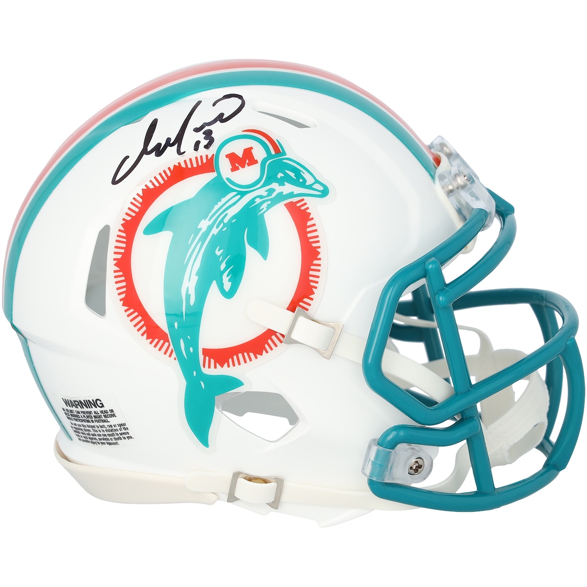 【公式シリアル番号付き】NFL ドルフィンズ ダン・マリーノ 直筆サイン入り ミニヘルメット Fanatics Authentic/ファナティクスオーセンティック (AUT MINI HELMET 46119)｜Fanatics公式ストア 店 52,106円