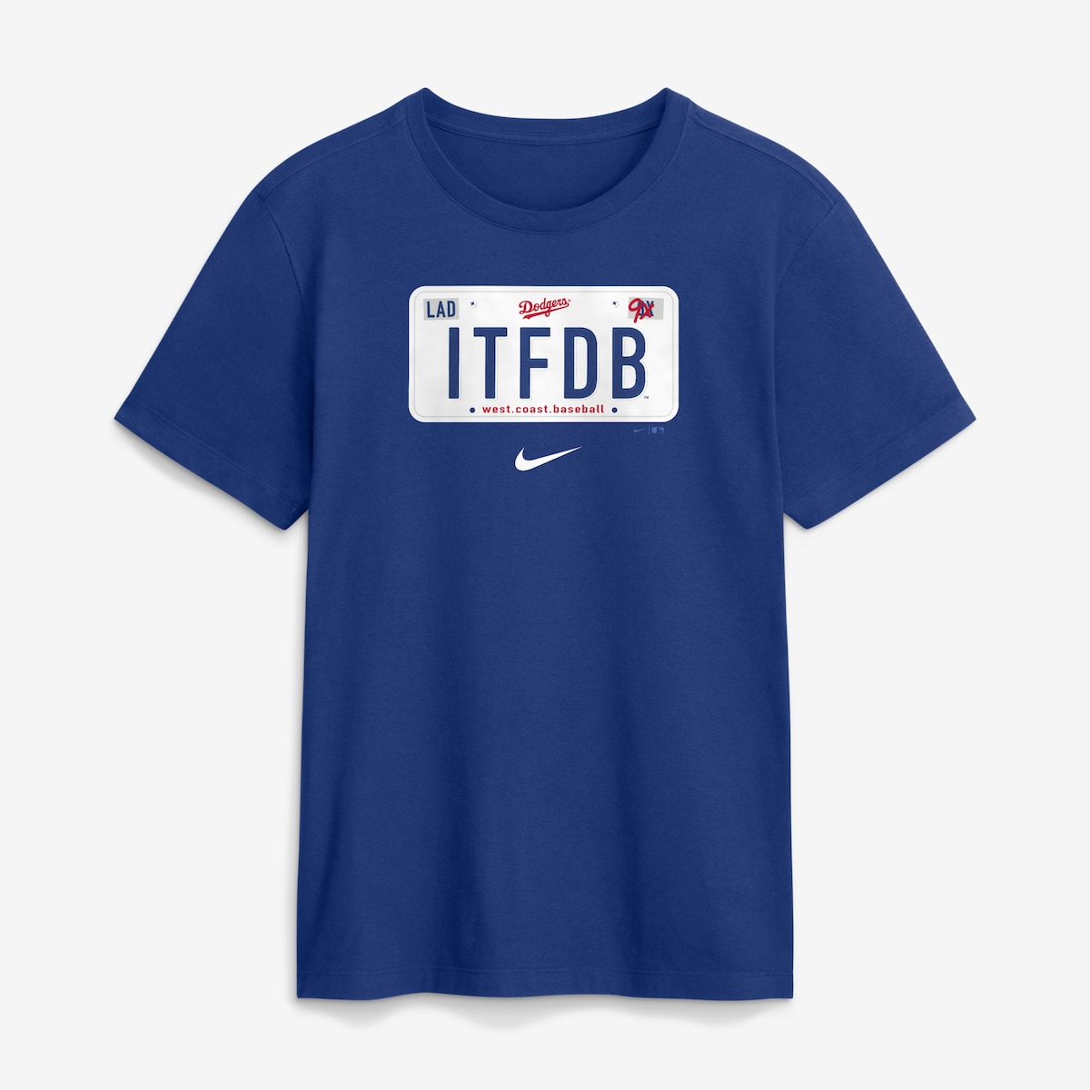【公式グッズ】MLB ドジャース Tシャツ Nike/ナイキ メンズ ロイヤルブルー (Men's Nike Local 26 Cotton Tee)|Fanatics公式ストア 店