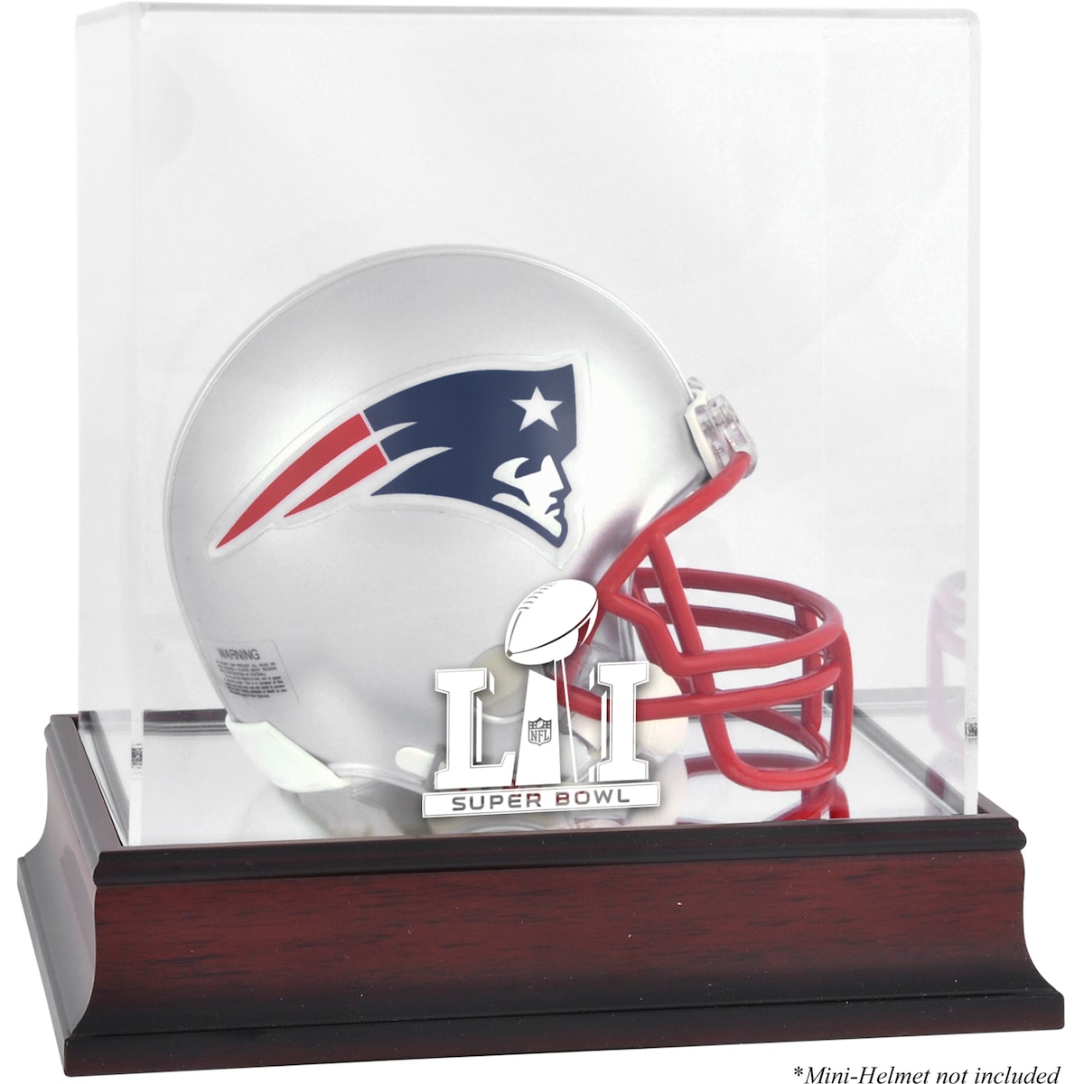 【公式グッズ】NFL スーパーボウル コレクタブル用 ミニヘルメットケース Fanatics Authentic/ファナティクスオーセンティック (SB51 Mini Helmet Display Case)｜Fanatics公式ストア 店