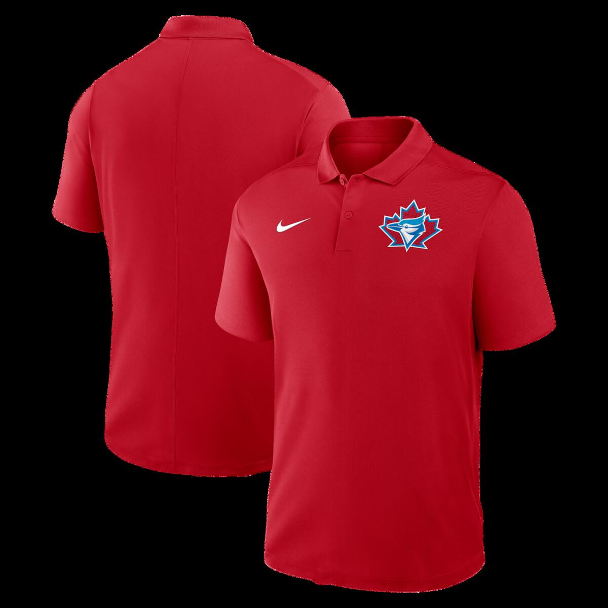 【公式グッズ】MLB ブルージェイズ ポロシャツ Nike/ナイキ メンズ レッド (MENS ALTERNATE VICTORY POLO)|Fanatics公式ストア 店