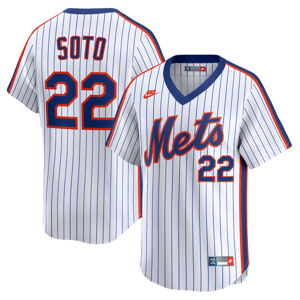 【公式グッズ】MLB メッツ ファン・ソト リミテッド ユニフォーム Nike/ナイキ メンズ ホワイト (Men\'s Nike Mets Cooperstown 40th Anniversary Jersey - Player)|Fanatics公式ストア 店