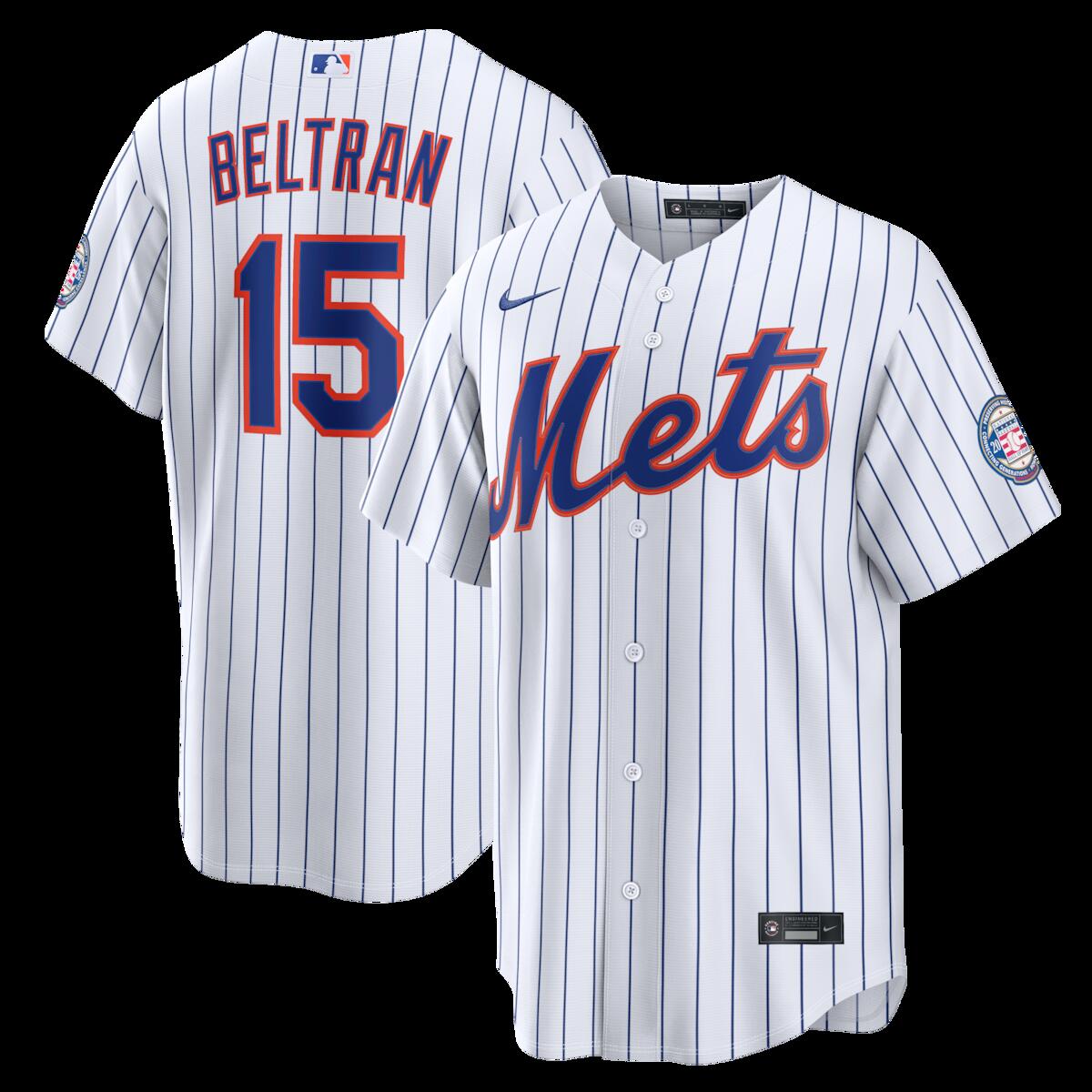 【公式グッズ】MLB メッツ カルロス・ベルトラン ホーム ユニフォーム (レプリカ) Nike/ナイキ メンズ ホワイト (RP26 Nike Men's Replica Jerseys - 2026 HoF Patch)|Fanatics公式ストア 店