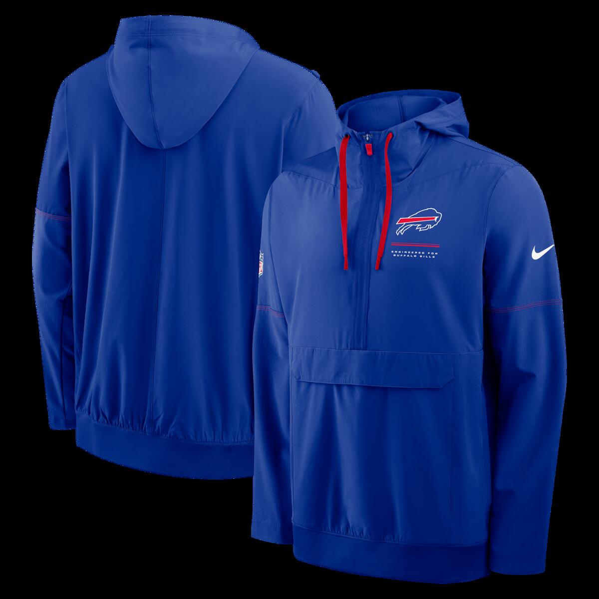 【公式グッズ】NFL ビルズ プルオーバー Nike/ナイキ メンズ ロイヤルブルー (M NK ANORAK LS)｜Fanatics公式ストア 店