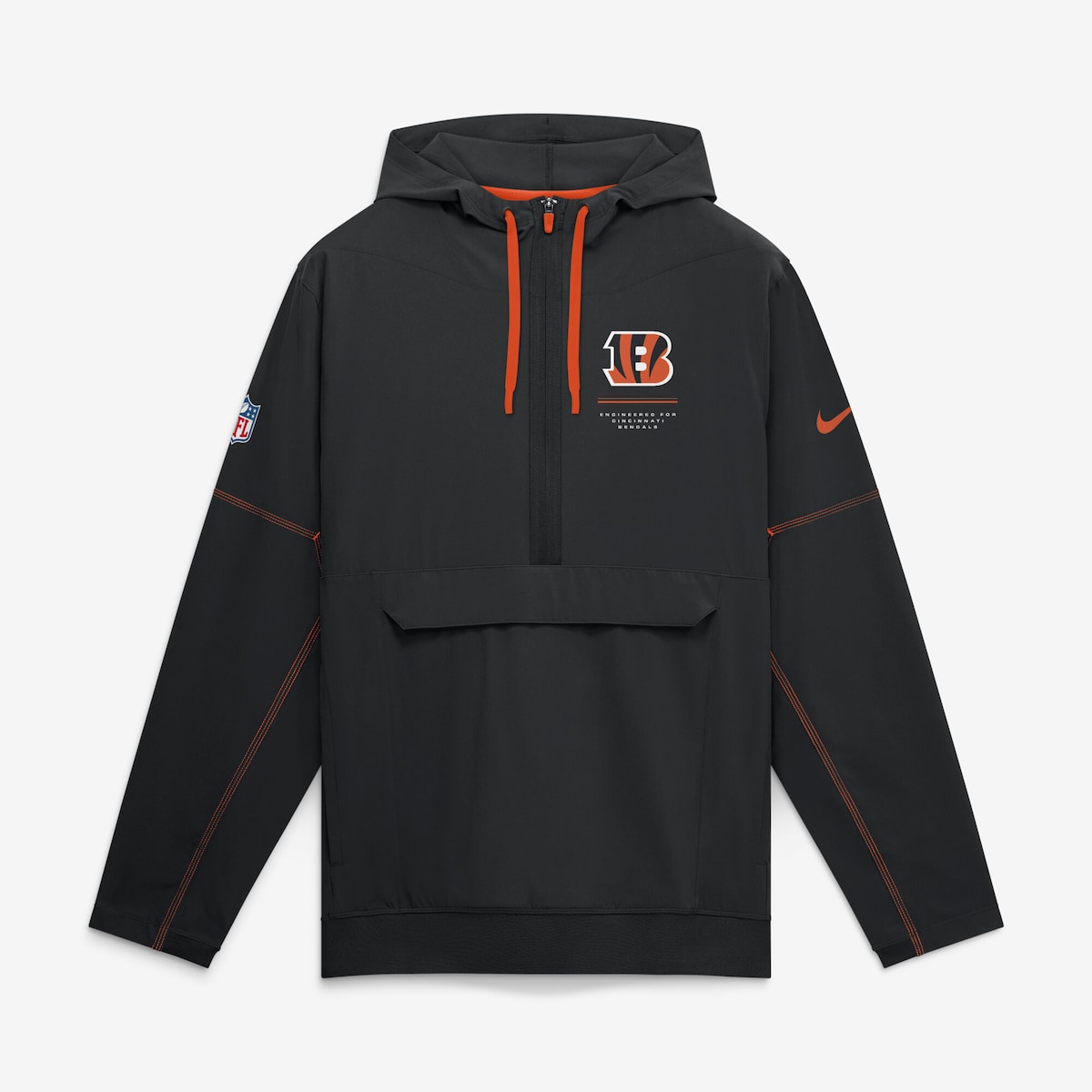 【公式グッズ】NFL ベンガルズ プルオーバー Nike/ナイキ メンズ ブラック (M NK ANORAK LS)｜Fanatics公式ストア 店