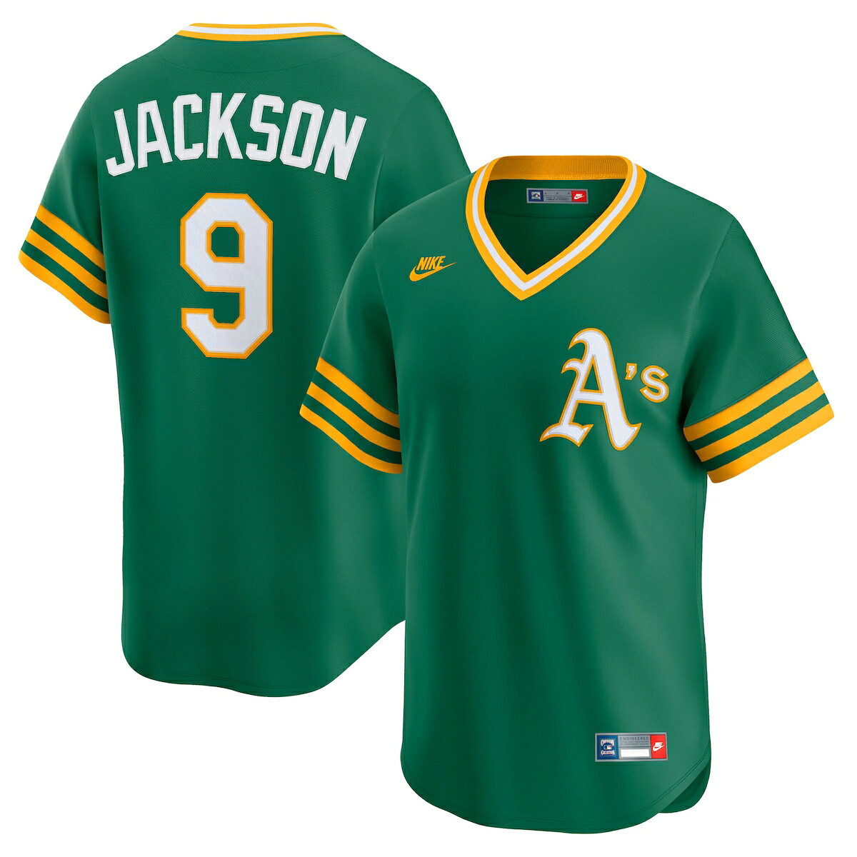 【公式グッズ】MLB アスレチックス レジー・ジャクソン リミテッド ユニフォーム Nike/ナイキ メンズ グリーン (SP25 Nike Mens Limited Cooperstown Player Jersey)｜Fanatics公式ストア 店