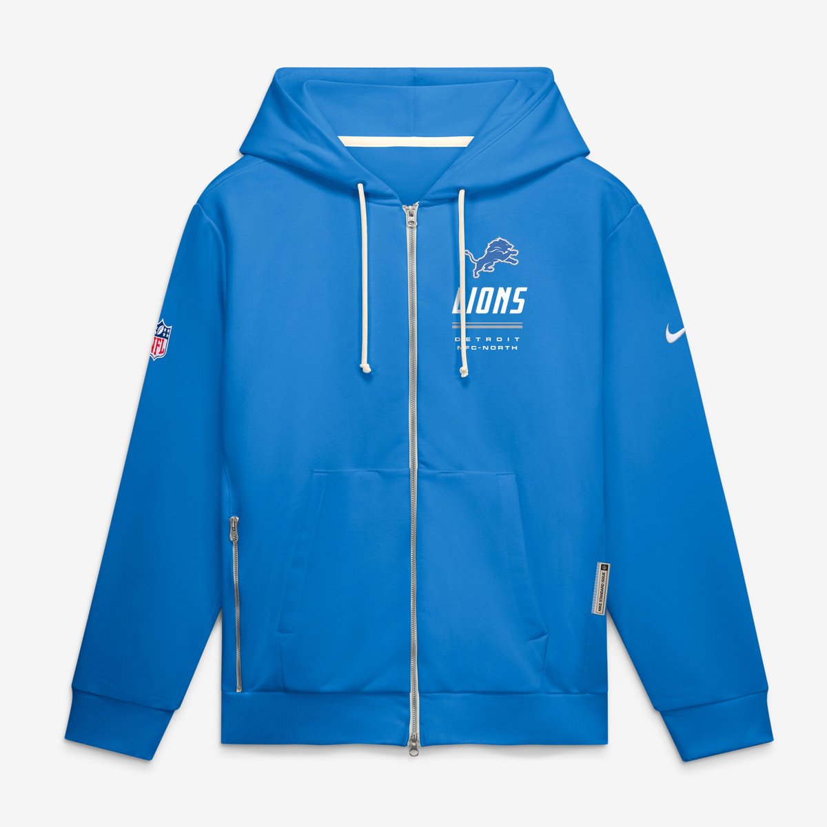 【公式グッズ】NFL ライオンズ ジップアップ パーカー Nike/ナイキ メンズ ブルー (M NK DF SI FZ HOODIE)|Fanatics公式ストア 店