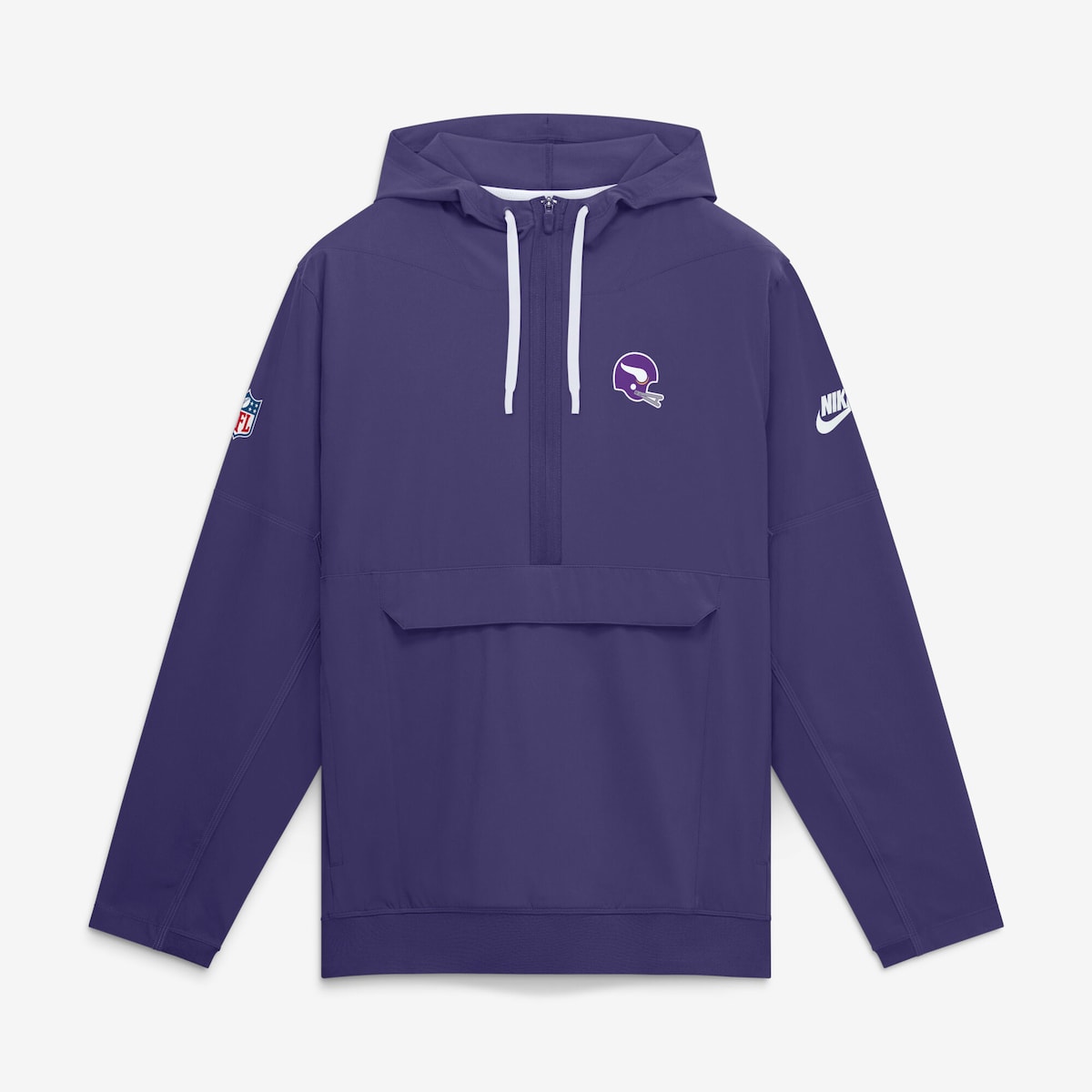 【公式グッズ】NFL バイキングス プルオーバー Nike/ナイキ メンズ パープル (26 Men\'s Nike Sideline LS Anorak Jacket - Alt Pack)|Fanatics公式ストア 店