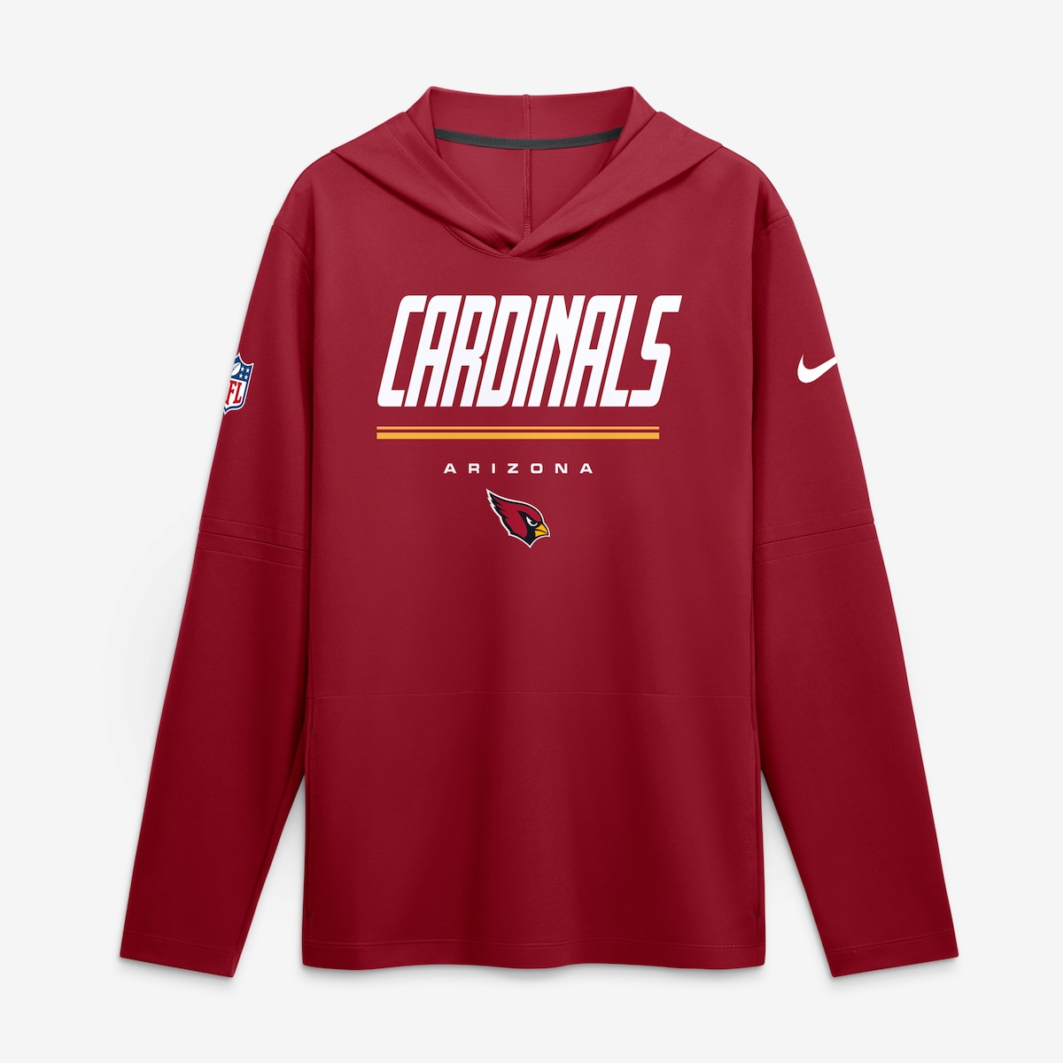 【公式グッズ】NFL カーディナルス 長袖 Tシャツ Nike/ナイキ メンズ カージナルレッド (M NK DF LWT HOODIE TOP LS)｜Fanatics公式ストア 店