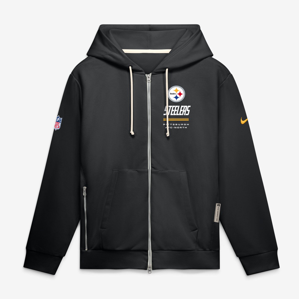 【公式グッズ】NFL スティーラーズ パーカー Nike/ナイキ メンズ ブラック (M NK DF SI FZ HOODIE)|Fanatics公式ストア 店