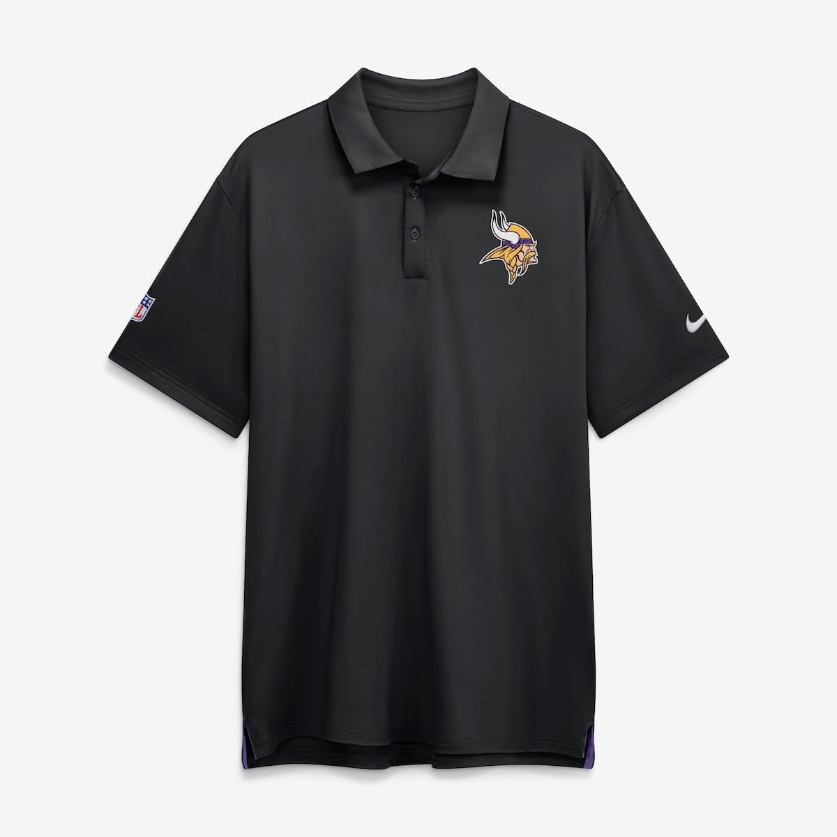 【公式グッズ】NFL バイキングス ポロシャツ Nike/ナイキ メンズ ブラック (M NK DF TOUR POLO)|Fanatics公式ストア 店