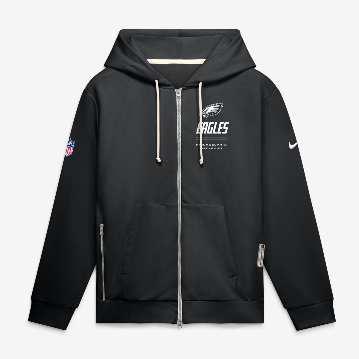 【公式グッズ】NFL イーグルス パーカー Nike/ナイキ メンズ ブラック (M NK DF SI FZ HOODIE)|Fanatics公式ストア 店