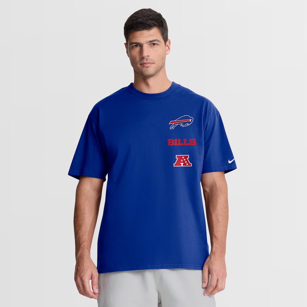 【公式グッズ】NFL ビルズ Tシャツ Nike/ナイキ メンズ ロイヤルブルー (Men's Nike SS Max 90 Tee)｜Fanatics公式ストア 店