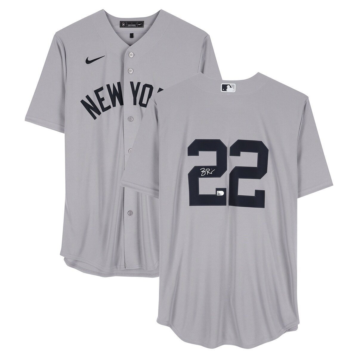 【MLB公式ホログラム付】MLB ヤンキース ベン・ライス 直筆サイン入り 野球ユニフォーム Fanatics Authentic/ファナティクスオーセンティック (AUT BB JERSEY - HOLDING)|Fanatics公式ストア 店