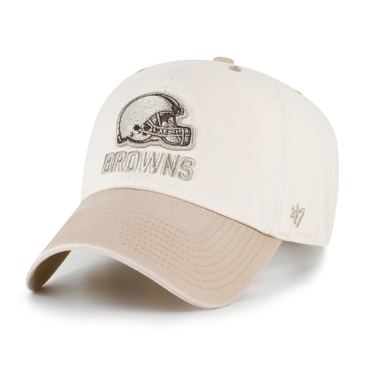 【公式グッズ】NFL ブラウンズ アジャスタブルキャップ '47/フォーティーセブン メンズ ナチュラル (NFL Neutral Terrain Clean Up)｜Fanatics公式ストア 店
