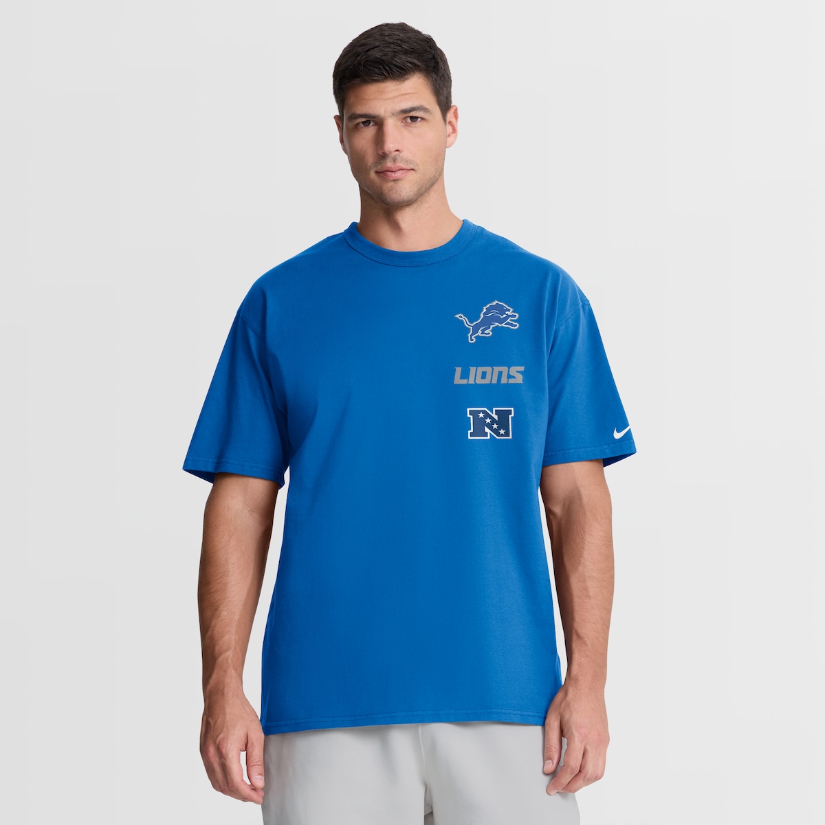 【公式グッズ】NFL ライオンズ Tシャツ Nike/ナイキ メンズ ブルー (Men's Nike SS Max 90 Tee)｜Fanatics公式ストア 店