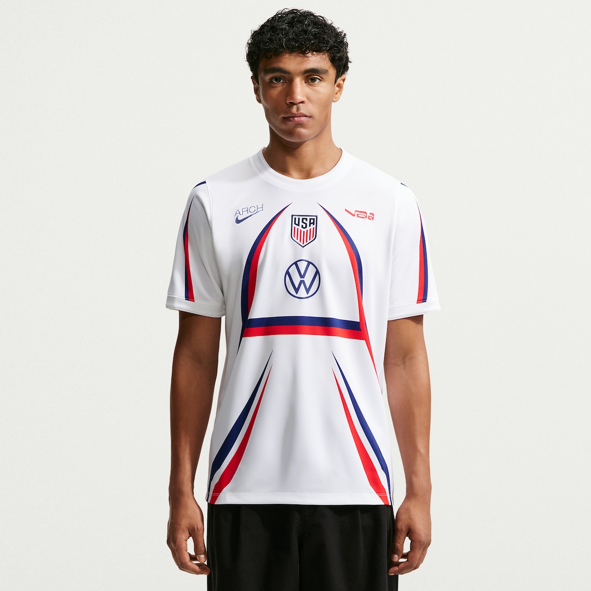 【公式グッズ】NATIONAL TEAM アメリカ代表 プレマッチトップ Nike/ナイキ メンズ ホワイト (NIK SU26 Men's Dri-Fit X2 Pre-Match Top)|Fanatics公式ストア 店