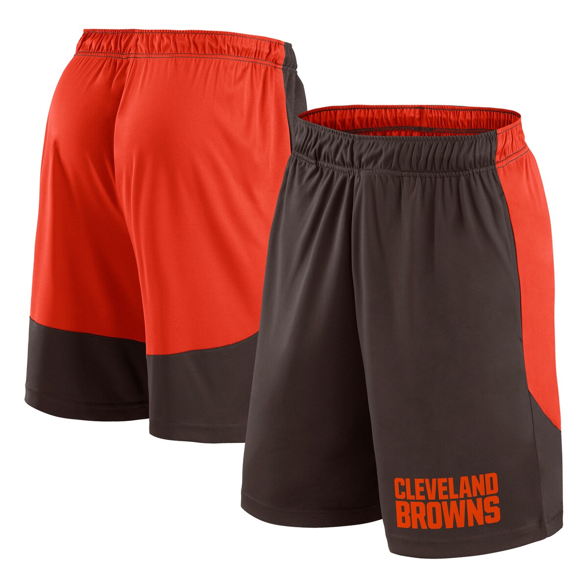 【公式グッズ】NFL ブラウンズ ハーフパンツ Fanatics/ファナティクス メンズ ブラウン (24 Men's Fanatics Launch Polyester Short - PRB)|Fanatics公式ストア 店