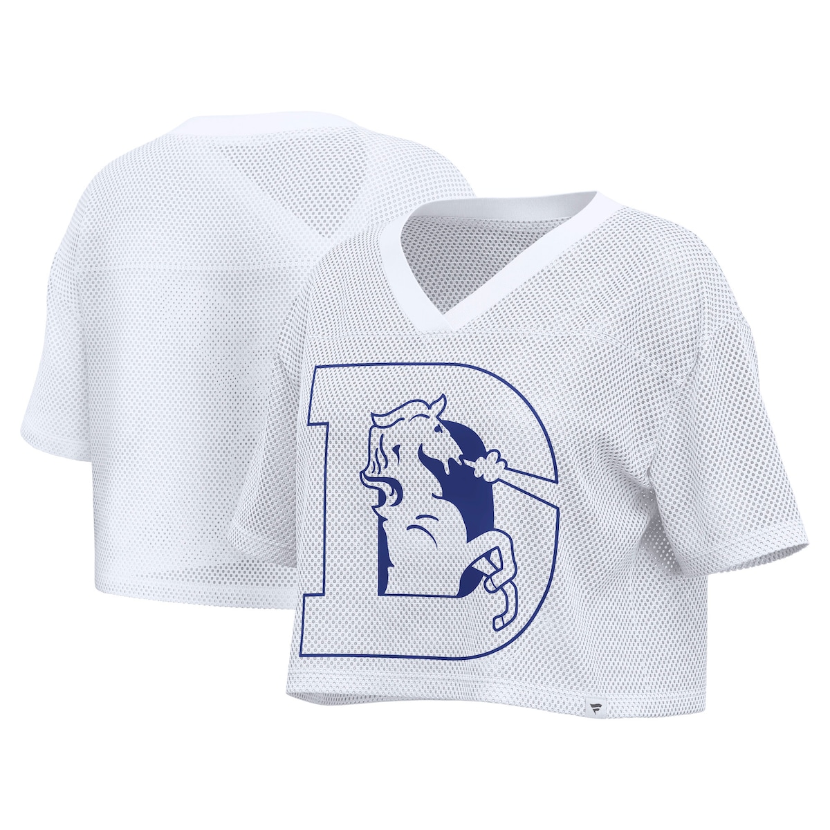 【公式グッズ】NFL ブロンコス Tシャツ Fanatics/ファナティクス レディース ホワイト (26 NFL Womens Fanatics Team First Bubble Screen Cropped Mesh Jersey)|Fanatics公式ストア 店