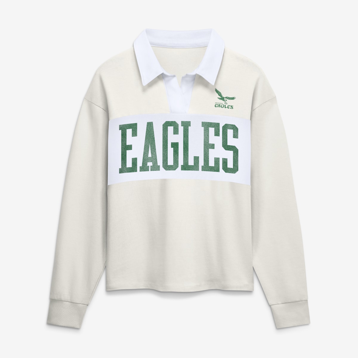 【公式グッズ】NFL イーグルス 長袖 Tシャツ Fanatics/ファナティクス レディース クリーム (26 NFL Womens Fanatics Heritage Play Action Rugby LST)｜Fanatics公式ストア 店 13,013円