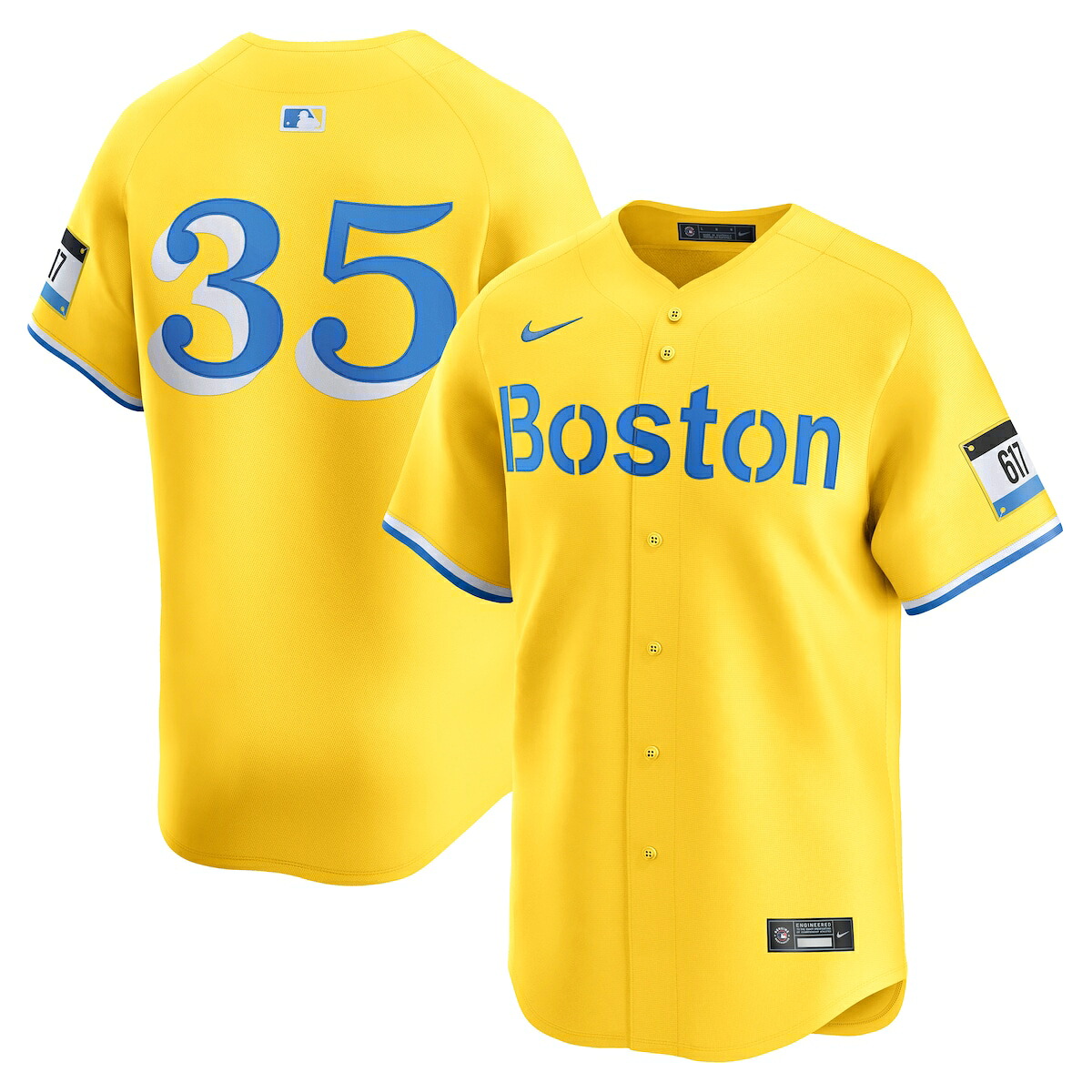 【公式グッズ】MLB レッドソックス ギャレット・クロシェ オルタネイト リミテッド ユニフォーム Nike/ナイキ メンズ ゴールド (2025 Nike Mens Limited Player Jersey)｜Fanatics公式ストア 店
