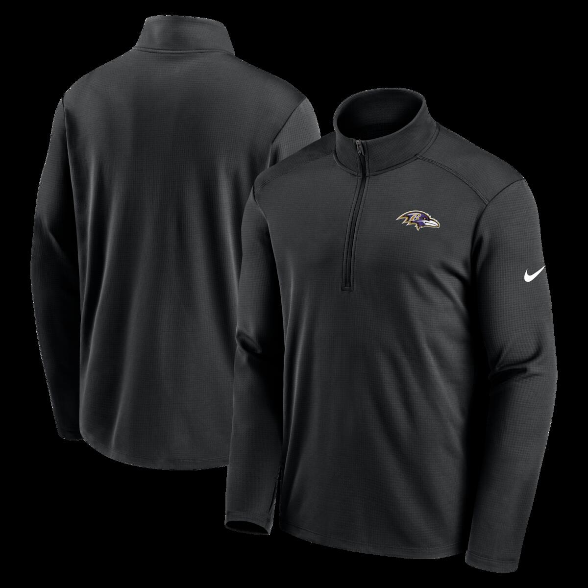 【公式グッズ】NFL レイブンズ プルオーバー Nike/ナイキ メンズ ブラック (Excess FULL FRONT Jacket Mens Half-Zip)｜Fanatics公式ストア 店