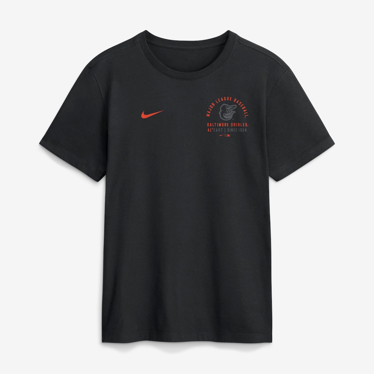 【公式グッズ】MLB オリオールズ Tシャツ Nike/ナイキ メンズ ブラック (Men's Nike MLB Split Logo SS Cotton Tee)|Fanatics公式ストア 店