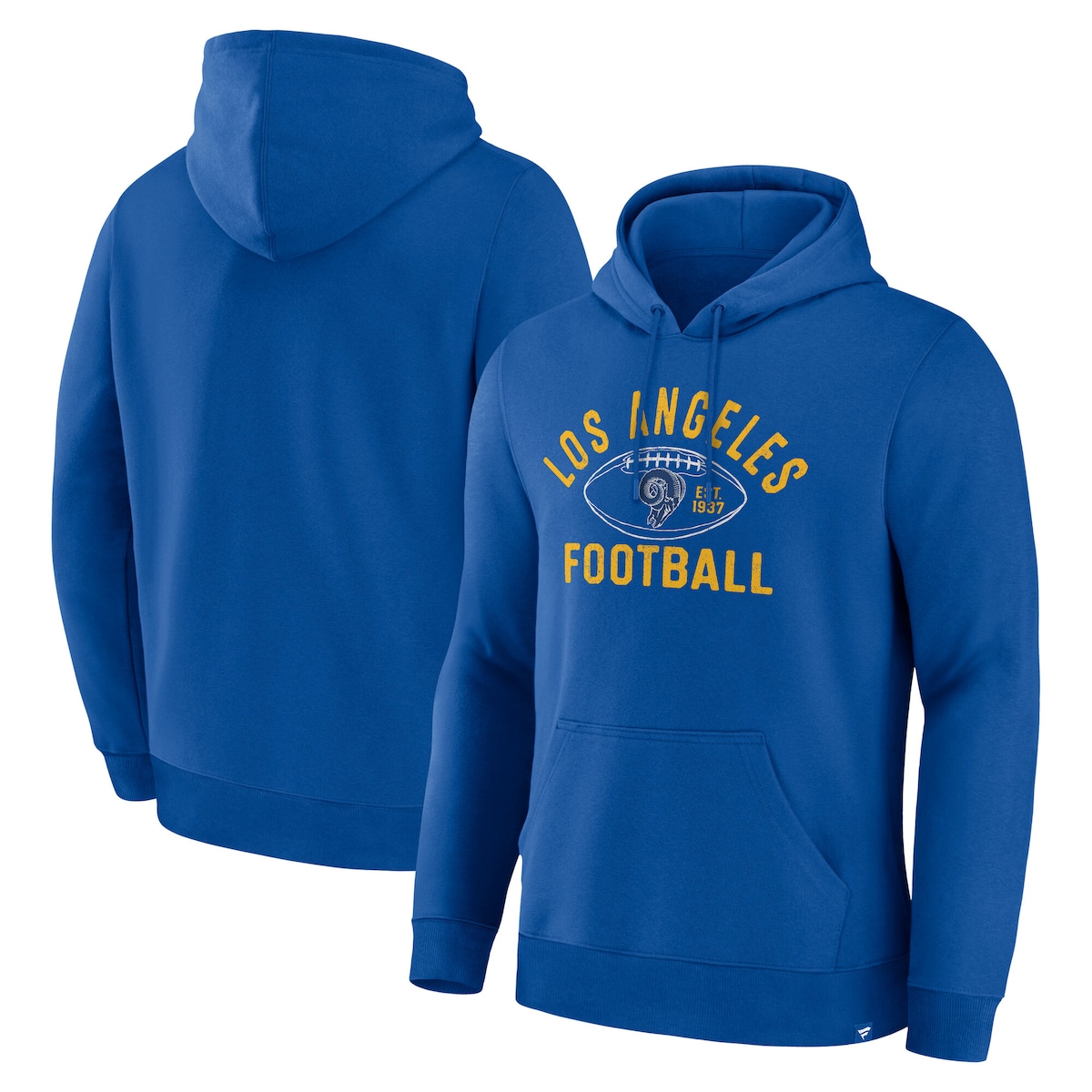 【公式グッズ】NFL ラムズ プルオーバー パーカー Fanatics/ファナティクス メンズ ロイヤルブルー (FANATICS FUMBLEROOSKI LEGACY FLEECE POH)|Fanatics公式ストア 店
