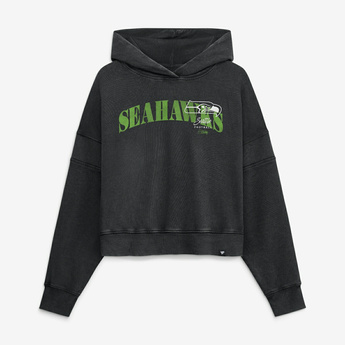 【公式グッズ】NFL シーホークス プルオーバー パーカー Fanatics/ファナティクス レディース ブラック (26 NFL Womens Fanatics Trend First Counter Run French Terry POH)|Fanatics公式ストア 店
