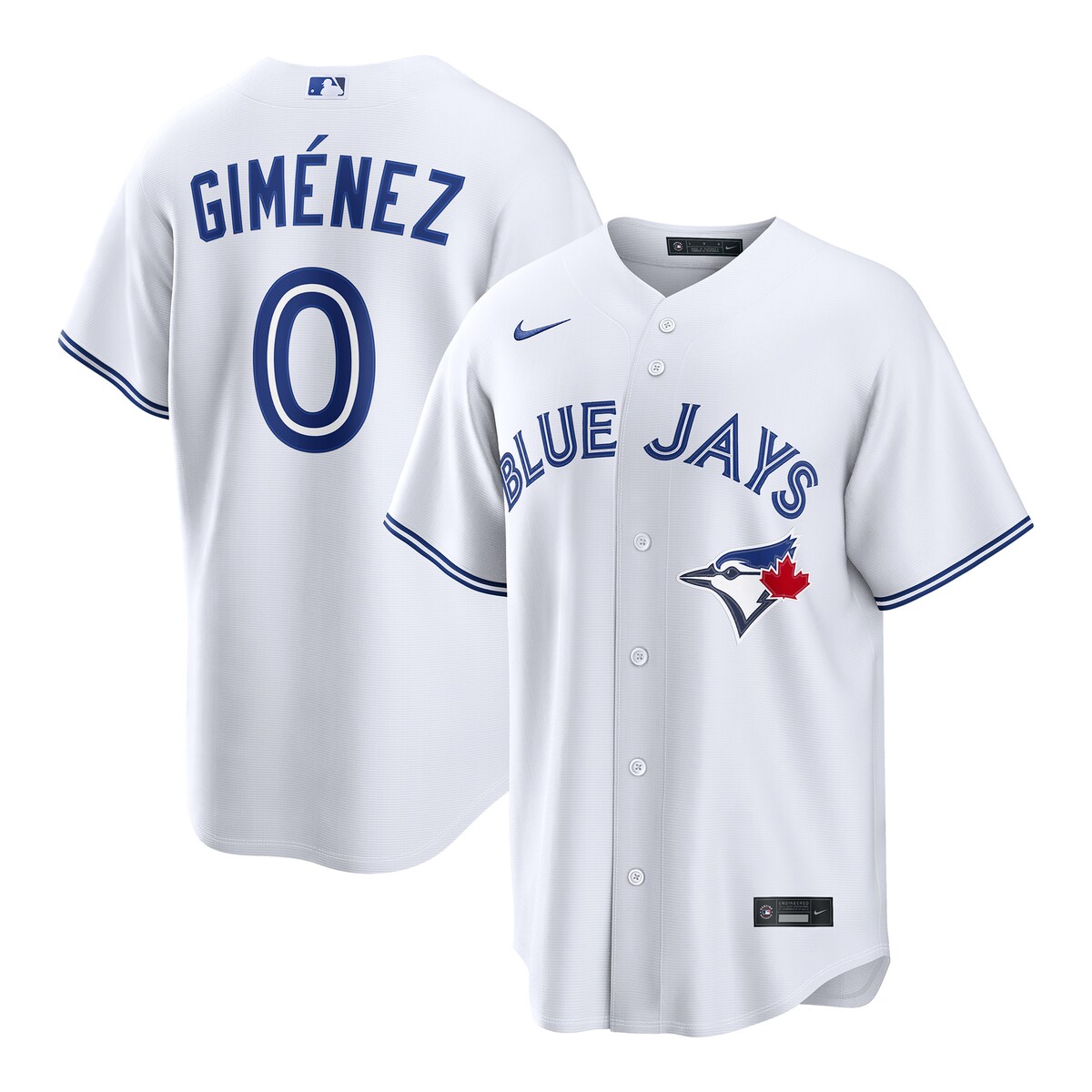 【公式グッズ】MLB ブルージェイズ アンドレス・ヒメネス ホーム ユニフォーム (レプリカ) Nike/ナイキ メンズ ホワイト (Nike 2026 Men\'s Replica RP26 Core Jersey - Starter Player)|Fanatics公式ストア 店
