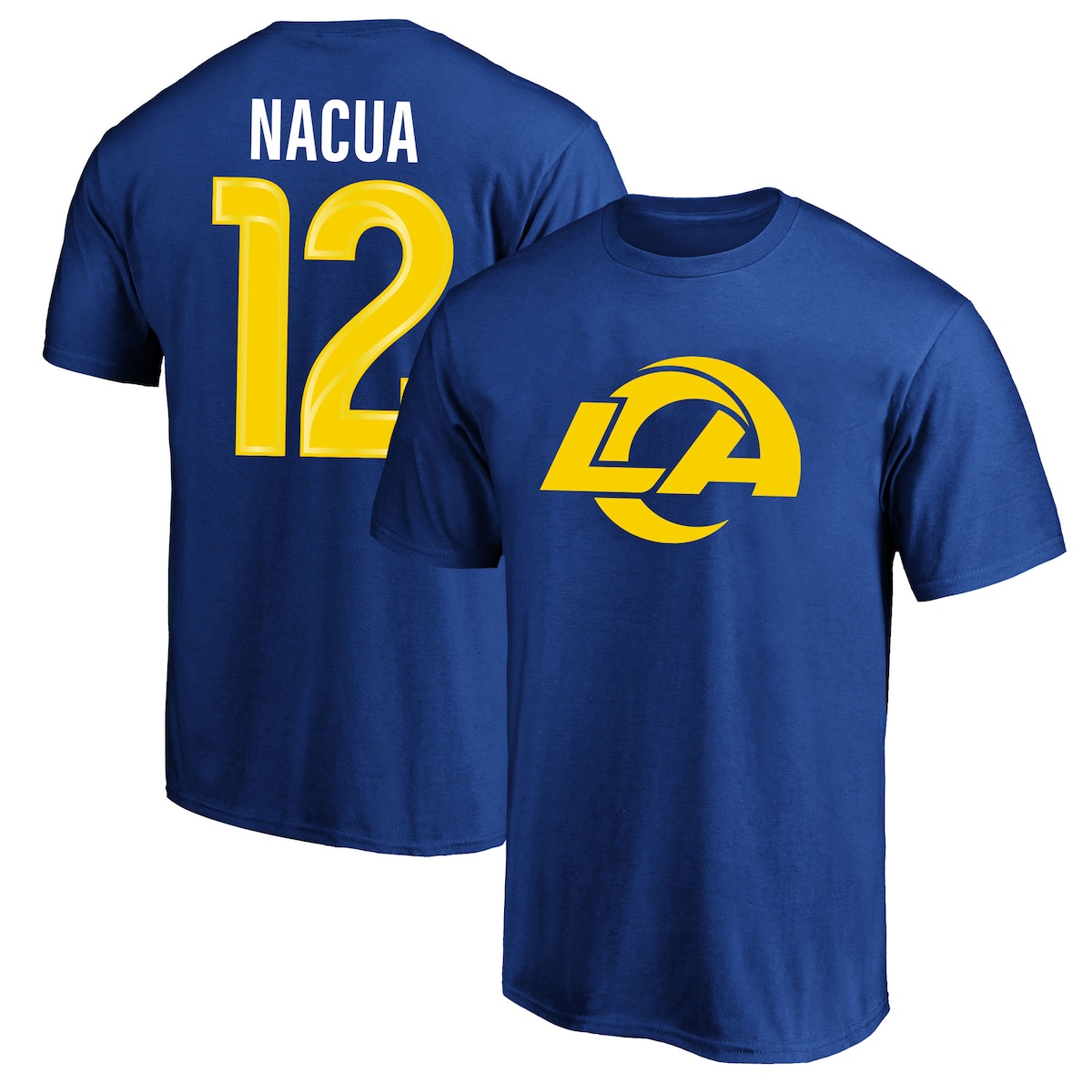 【公式グッズ】NFL ラムズ プカ・ナクア ネーム&ナンバー Tシャツ （大きいサイズ） Fanatics/ファナティクス メンズ ロイヤルブルー (26 Men's Big & Tall Player N&N SST)｜Fanatics公式ストア 店