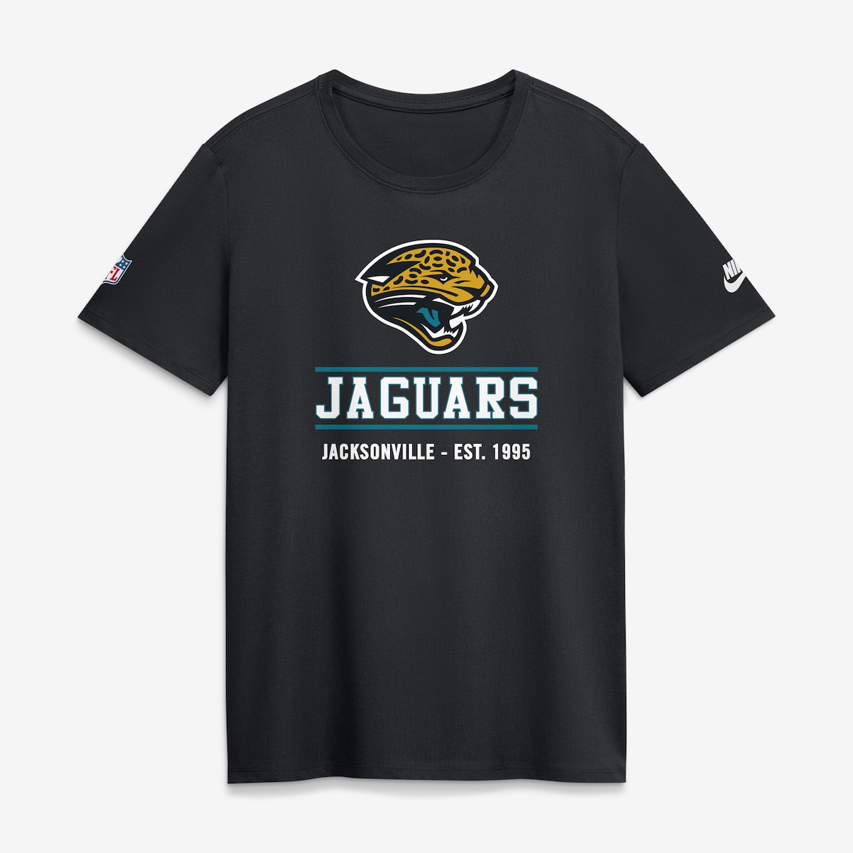 【公式グッズ】NFL ジャガーズ Tシャツ Nike/ナイキ レディース ブラック (26 NFL Womens Sideline DF Alt Crew SST)｜Fanatics公式ストア 店
