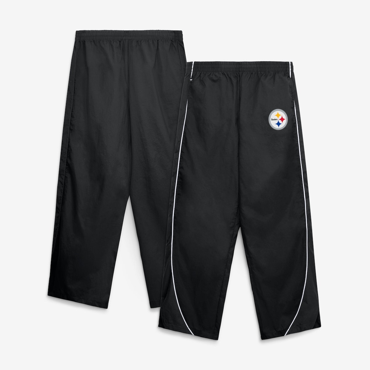 【公式グッズ】NFL スティーラーズ パンツ Fanatics/ファナティクス レディース ブラック (26 NFL Womens Fanatics Team First Backwards Lateral Nylon Pants)|Fanatics公式ストア 店