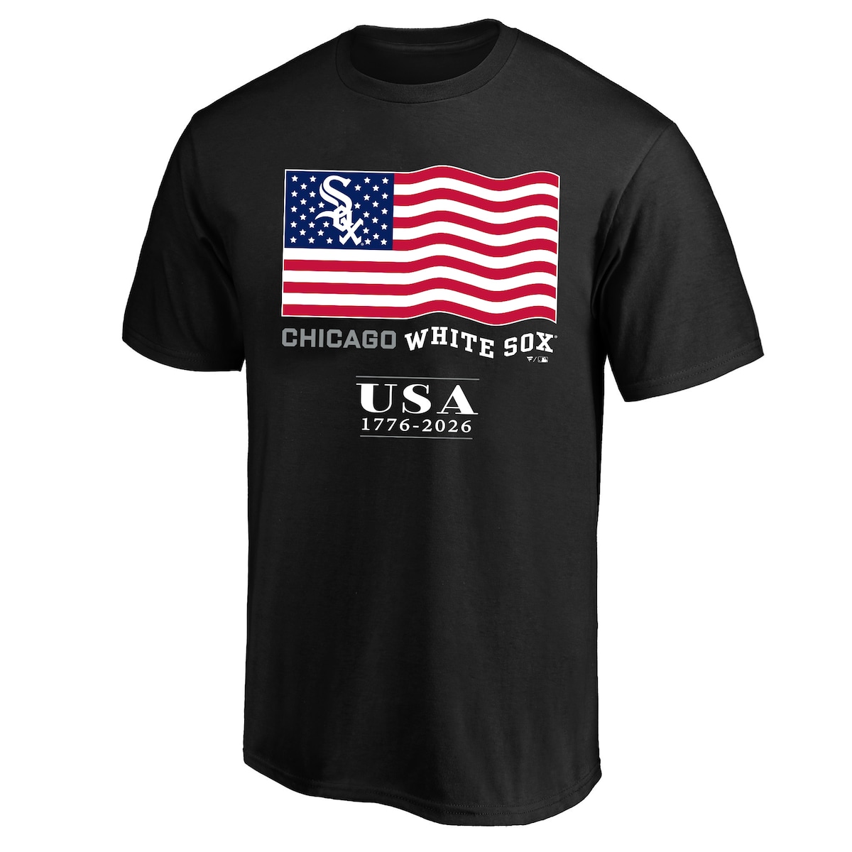 【公式グッズ】MLB ホワイトソックス Tシャツ （大きいサイズ） Fanatics/ファナティクス メンズ ブラック (PRF USA 250 Tee)｜Fanatics公式ストア 店 7,986円