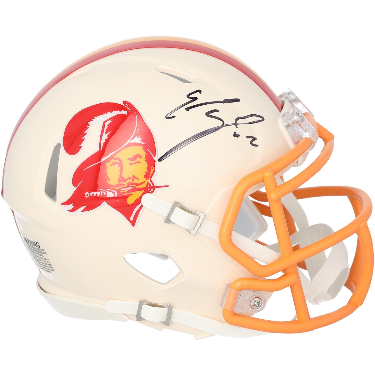【公式シリアル番号付き】NFL バッカニアーズ エメカ・エブカ 直筆サイン入り ミニヘルメット Fanatics Authentic/ファナティクスオーセンティック (AUT MINI HELMET 46171)｜Fanatics公式ストア 店