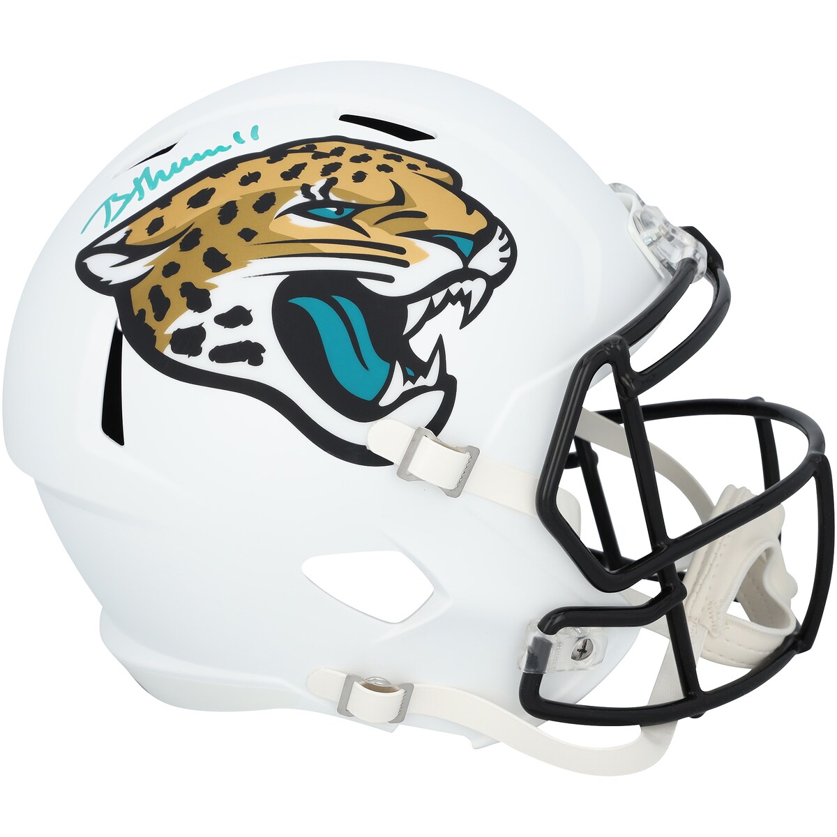【公式シリアル番号付き】NFL ジャガーズ ブライアン・トーマス・ジュニア 直筆サイン入り 実物大 ヘルメット Fanatics Authentic/ファナティクスオーセンティック (AUT REP HELMET 46160)｜Fanatics公式ストア 店