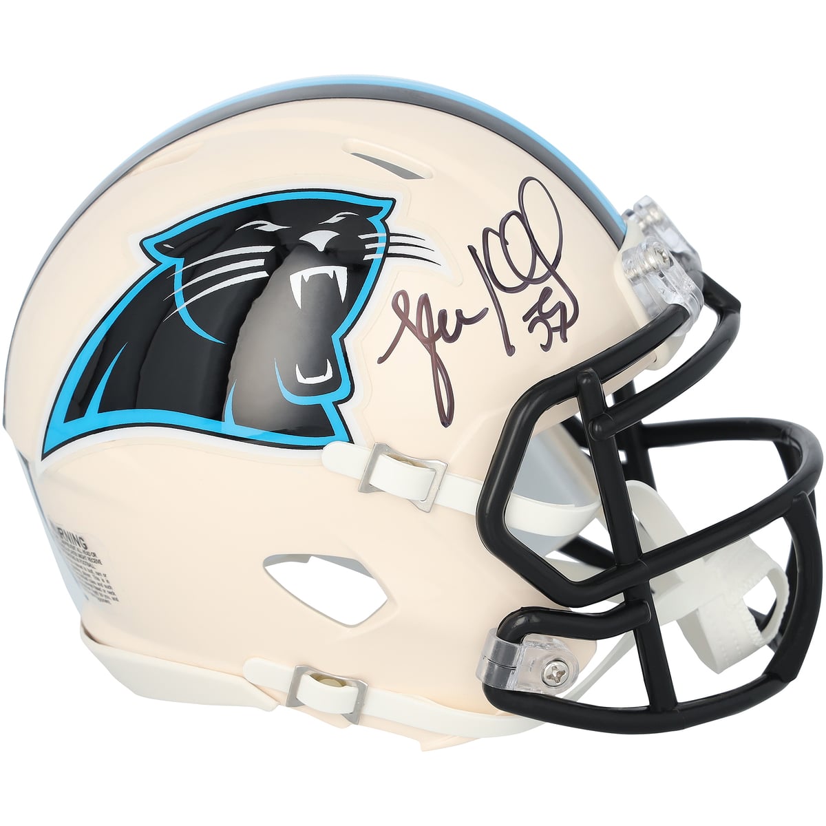 【公式シリアル番号付き】NFL パンサーズ ルーク・キュークリー 直筆サイン入り ミニヘルメット Fanatics Authentic/ファナティクスオーセンティック (AUT MINI HELMET 46169)｜Fanatics公式ストア 店