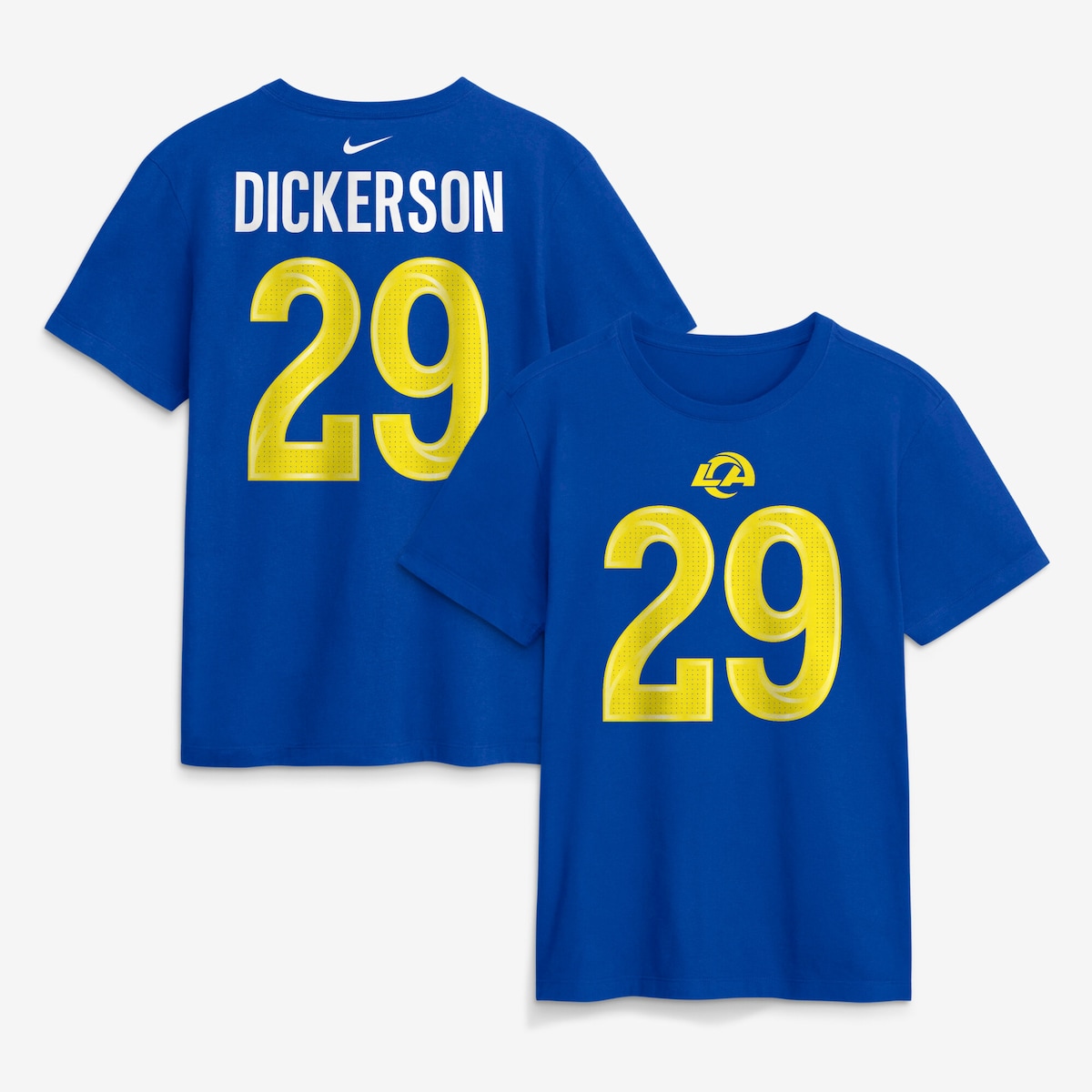 【公式グッズ】NFL ラムズ エリック・ディッカーソン ネーム&ナンバー Tシャツ Nike/ナイキ メンズ ロイヤルブルー (Men's NFL Nike Retired Player N&N Tee)|Fanatics公式ストア 店
