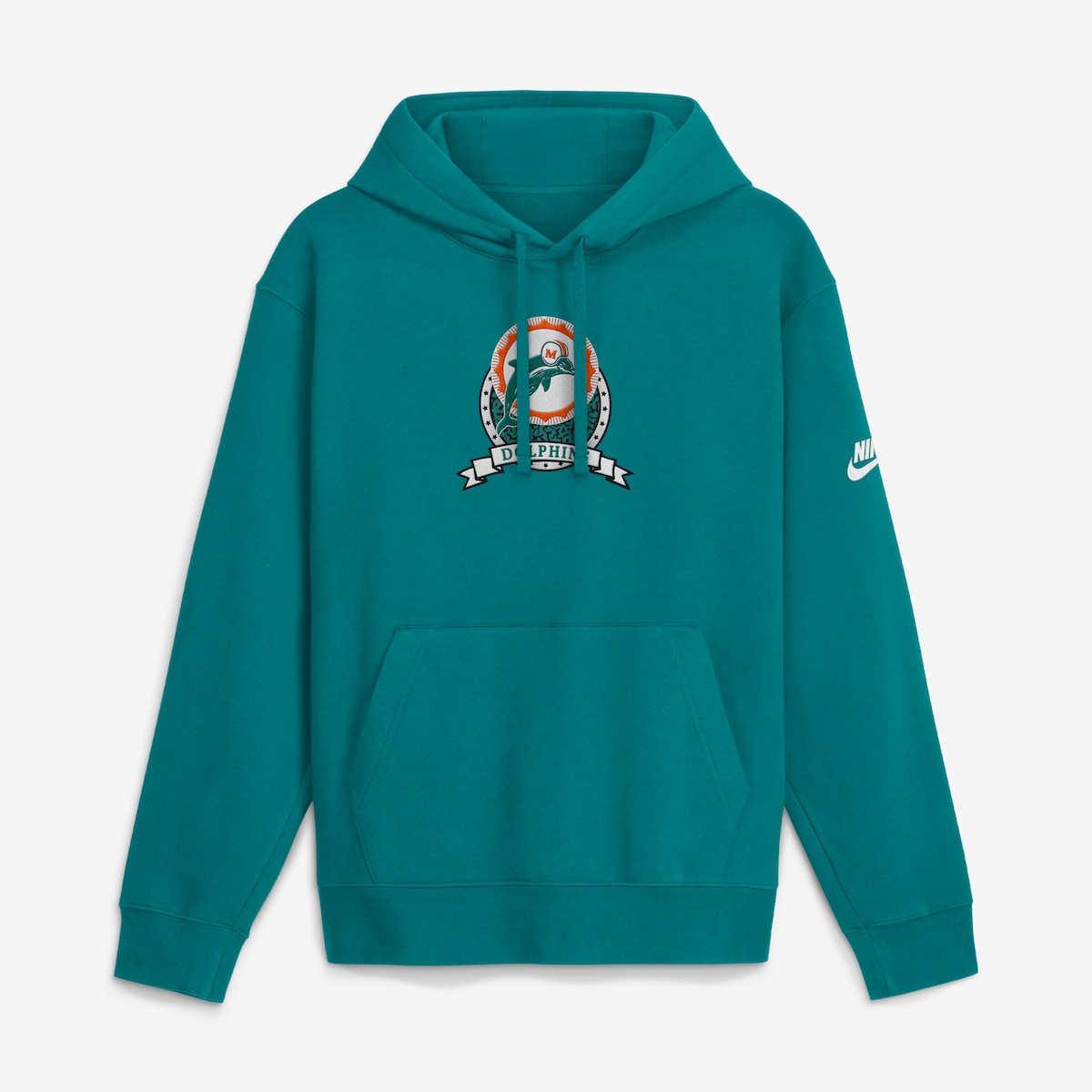 【公式グッズ】NFL ドルフィンズ フリース パーカー Nike/ナイキ メンズ アクア (Men's Nike Short Pass Rewind Club Hoodie)｜Fanatics公式ストア 店