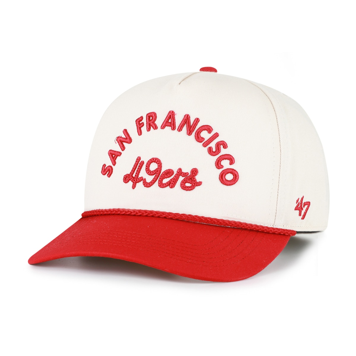 【公式グッズ】NFL 49ers アジャスタブルキャップ '47/フォーティーセブン レディース ナチュラル (NFL F26 Womens Rope Script Hitch)｜Fanatics公式ストア 店